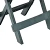 vidaXL Gartentisch Klappbar Grün 45x43x50 cm Kunststoff Produktbild-Vorschau 4