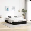 vidaXL Osmanská posteľ bez matraca čierna 140x190 cm zamat Náhľad obrázku produktu 3