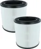 Two round, pleated air filters are shown against a white background. Produktbild-Vorschau