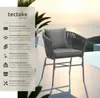 Stuhlset Valeiras Geflecht im Rope-Design 60 x 61 x 77 cm Produktbild-Vorschau 2
