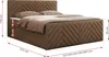 MKS MEBLE Boxspringbett 120x200 mit Bettkasten Matratze H4 Produktbild-Vorschau 5