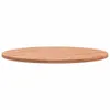 vidaXL Tischplatte Ø50x1,5 cm Rund Massivholz Buche Produktbild-Vorschau 5