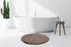 Badematte Rabbit 200 Dunkelbeige  100cm RUND Produktbild-Vorschau 2