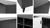 MIRJAN24 TV-Lowboard Vamos Grey 200, TV-Schrank mit 4 Produktbild-Vorschau 5