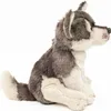 Kuscheltier Wolf mit Baby 27 cm sitzend grau/weiß Produktbild-Vorschau 2