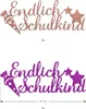 Oblique Unique 12x Endlich Schulkind Konfetti für Produktbild-Vorschau 2