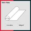 A diagram of a roll of material, likely a drop cloth or protective sheeting, with dimensions and weight information. Náhľad obrázku produktu