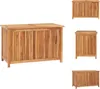 vidaXL Gartenbox 90x50x58 cm Massivholz Teak -  Gartenboxen Produktbild-Vorschau 1