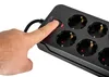 Vayox Steckdosenleiste 6-Fach Schuko 2m Schwarz | Produktbild-Vorschau 4