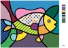 Zuty - Malen nach Zahlen - POP-ART FISH, 40x50 cm, ohne Produktbild-Vorschau 3