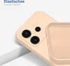 A close-up of a phone case, showing the camera cutout and the interior texture. Another phone case is partially visible in the foreground. Produktbild-Vorschau