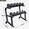 GORILLA SPORTS® Kurzhantelablage - mit 90 kg Kurzhanteln Produktbild-Vorschau 4