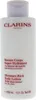 A white bottle of Clarins body lotion is shown against a white background. Náhľad obrázku produktu