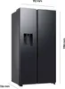 Samsung Frigorifero Side By Side 634L RS80F66KBFEF Anteprima dell’immagine prodotto 3