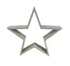 A wooden star-shaped shelf against a white background. Produktbild-Vorschau