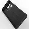 The inside of a black phone case is shown against a white background. Produktbild-Vorschau
