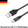 Cavo USB-C in nylon da 2 m Cavo di ricarica rapida Cavo Anteprima dell’immagine prodotto 8
