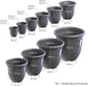 Plastard Übertopf 5er-Set Ø 24 cm Anthrazit, 5 Liter, Produktbild-Vorschau 7