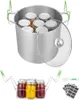 Einmachtopf Edelstahl 19,86L - Einkochtopf mit Gestell & Produktbild-Vorschau 1
