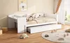 Multifunktionales Kinderbett 90x200 cm mit ausziehbarem Produktbild-Vorschau 9
