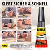 UHU Sekundenkleber blitzschnell Minis 1g, Gel, RoHS, REACH, Produktbild-Vorschau 11