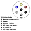 Anhängersteckdose | 7-polig | 12V | 16A | Kunststoff Produktbild-Vorschau 4
