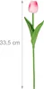 Sztuczne tulipany Relaxdays, 24 sztuczne kwiaty wyglądające Podgląd zdjęcia produktu 4