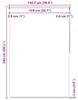 vidaXL Sprchová roleta 140x240 cm bublinový vzor Náhled obrázku produktu 7