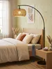 lampadaire 183cm Salon avec abat-jour en rotin, Lampadaire Voir les images du produit 6