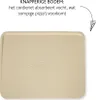 A beige pizza stone with the brand name embossed on it, with text describing its features above. Náhled obrázku produktu