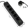 Vayox Steckdosenleiste 5-Fach Schuko 3m Schwarz | Produktbild-Vorschau 5