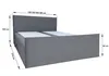 Bett Doppelbett Boxspringbett BERG POSO mit Fußsteil Produktbild-Vorschau 8