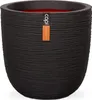 Capi Blumentopf Nature Rib Rund 43x41 cm Schwarz KBLR933 Produktbild-Vorschau 12