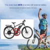 E-Bike Akku Schutzhülle Neopren Rahmenakku Schutz 28-35 cm Produktbild-Vorschau 3