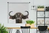 MuchoWow® Wandteppich Wandbehang Büffel - Wasserbüffel - Produktbild-Vorschau 2
