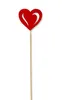 Holz Blumen-Stecker Herz rot 10 Stück 7 x 35cm Dekostecker Produktbild-Vorschau 3