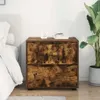 vidaXL Úložná skříňka kouřový dub 60 x 48 x 57 cm Náhled obrázku produktu 4