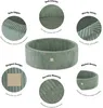 A product image with multiple callouts highlighting features of a green ball pit. Podgląd zdjęcia produktu