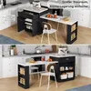 Merax Kücheninsel mit ausziehbarem Esstisch, Sideboard mit Produktbild-Vorschau 10
