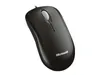A black Microsoft optical mouse is shown on a white background. Produktbild-Vorschau