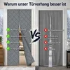 Magnet Thermo Türvorhang, 3-Lagiger Kälteschutz Produktbild-Vorschau 7