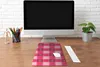 MuchoWow® Mauspad Mousepad Rosa - Muster - Blumen 40x60 cm Produktbild-Vorschau 4