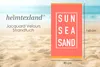 Heimtexland ® Strandtuch Soft Velours Badetuch Sommer Produktbild-Vorschau 2