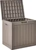 BELIANI Aufbewahrungsbox Taupe Kunststoff 56 x 53 cm für Produktbild-Vorschau 1