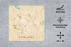MuchoWow® Mauspad Mousepad Karte - Dinslaken - Vintage - Produktbild-Vorschau 2