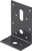 Hettich Verstellwinkel Stahl 60 x 100 x 40 mm schwarz Produktbild-Vorschau 1