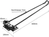 4 Stück Klappbare Tischbeine 42cm – Robuste Haarnadelbeine Produktbild-Vorschau 2