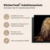 KitchenYeah© Herdabdeckplatte Nahaufnahme eines Adlers vor Produktbild-Vorschau 6