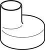 Geberit GE PE, riduzione, eccentrica, d 75/56 mm, 365566, 1 Anteprima dell’immagine prodotto 3