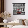 MuchoWow® Wandteppich Wandbehang Schwarz-Weiß-Foto mit Produktbild-Vorschau 2